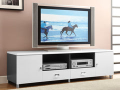 Burkett White 71" Tv Stand - furniture place usa