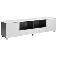 Burkett White 71" Tv Stand - furniture place usa