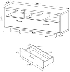 Casey Brown 60" Tv Stand - furniture place usa