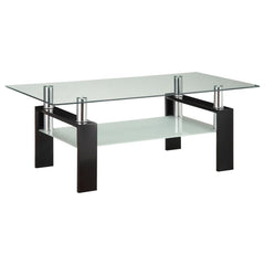 Dyer Black Coffee Table - furniture place usa
