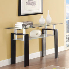 Dyer Black Sofa Table - furniture place usa