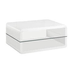 Elana White Coffee Table - furniture place usa