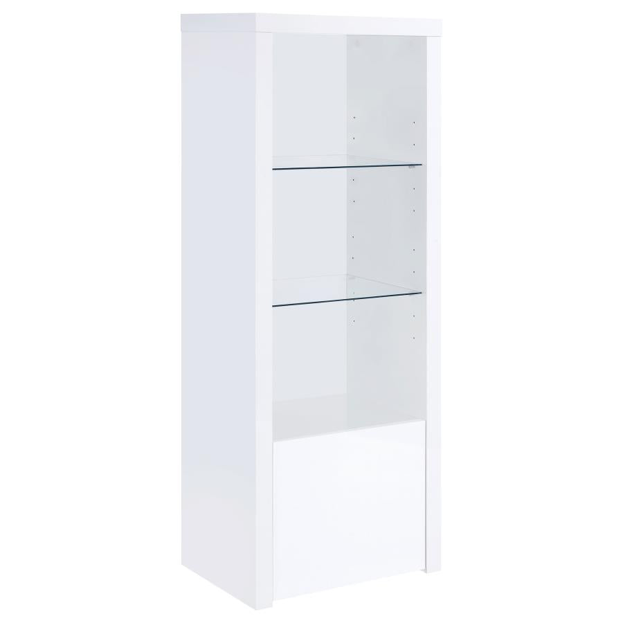 Jude White 3 Pc Entertainment Center - furniture place usa