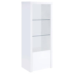 Jude White 3 Pc Entertainment Center - furniture place usa