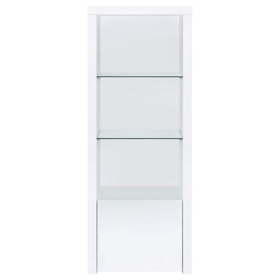 Jude White 3 Pc Entertainment Center - furniture place usa