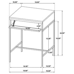 Stephie Brown End Table - furniture place usa