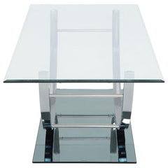 Danville Silver Coffee Table - furniture place usa