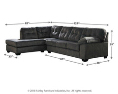 Accrington 2-Piece Sectional with Ottoman - PKG001584 - furniture place usa