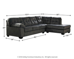 Accrington 2-Piece Sectional with Ottoman - PKG001586 - furniture place usa
