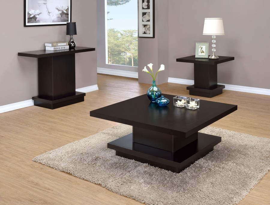 Reston Brown Coffee Table - furniture place usa