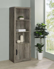 Burke Grey Media Tower - furniture place usa