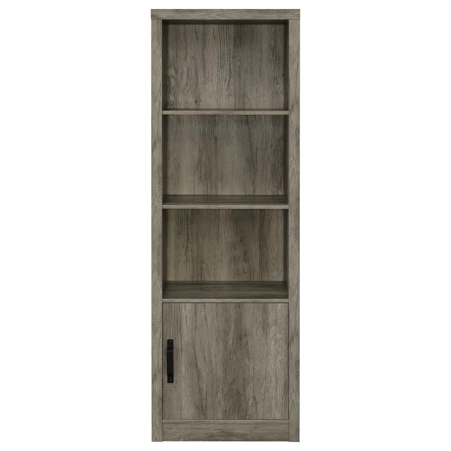 Burke Grey Media Tower - furniture place usa