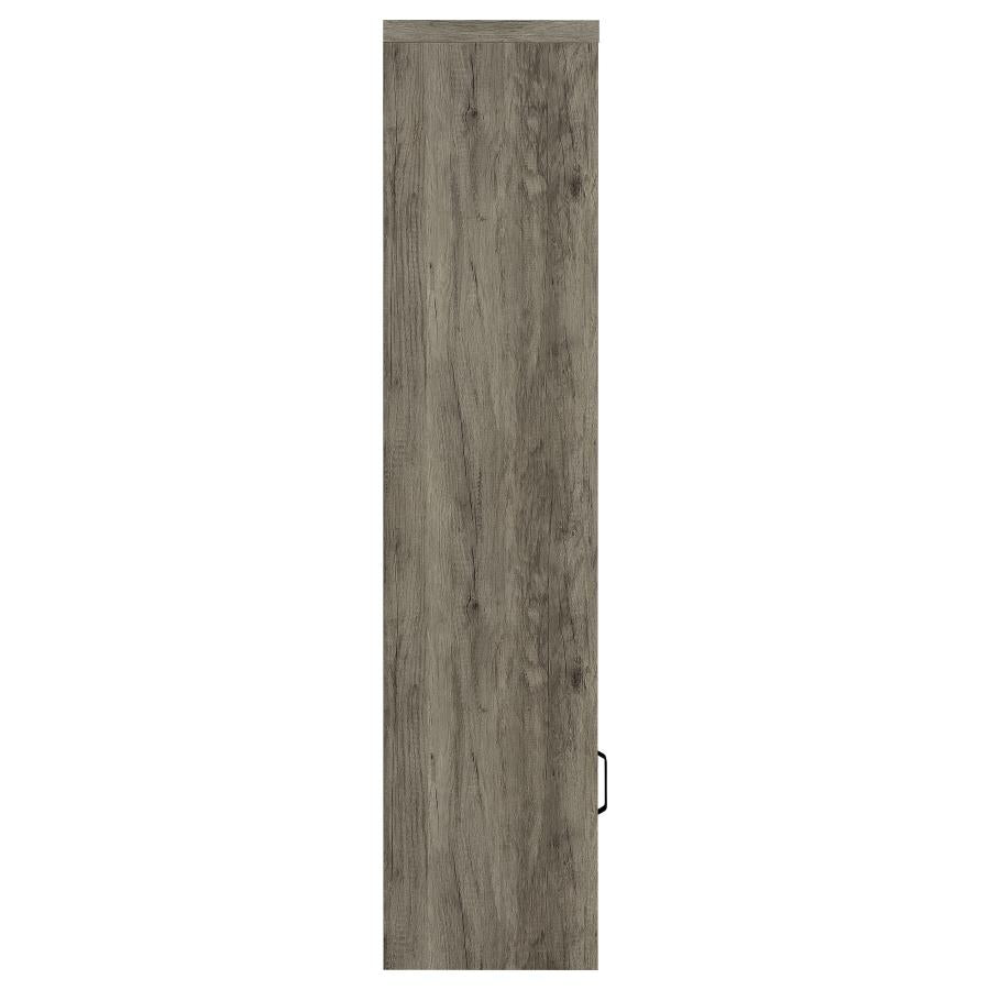 Burke Grey Media Tower - furniture place usa