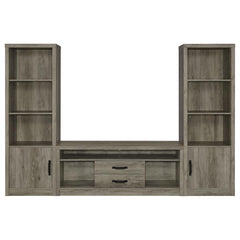 Burke Grey Media Tower - furniture place usa