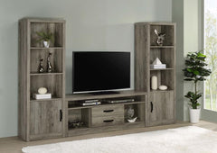 Burke Grey Media Tower - furniture place usa