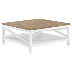 Maisy Brown Coffee Table - furniture place usa