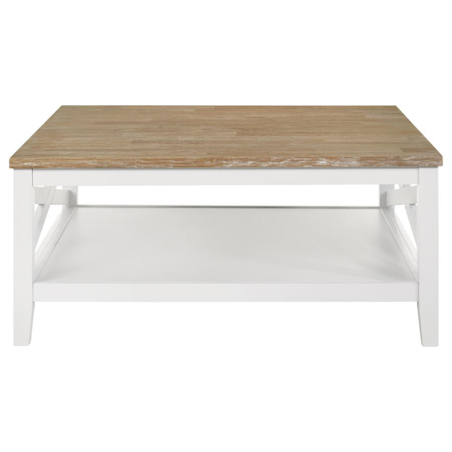 Maisy Brown Coffee Table - furniture place usa