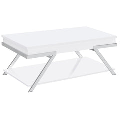 Marcia White Lift Top Coffee Table - furniture place usa