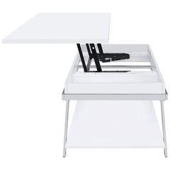 Marcia White Lift Top Coffee Table - furniture place usa