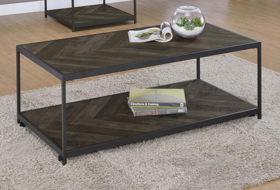 Beckley Grey Coffee Table - furniture place usa
