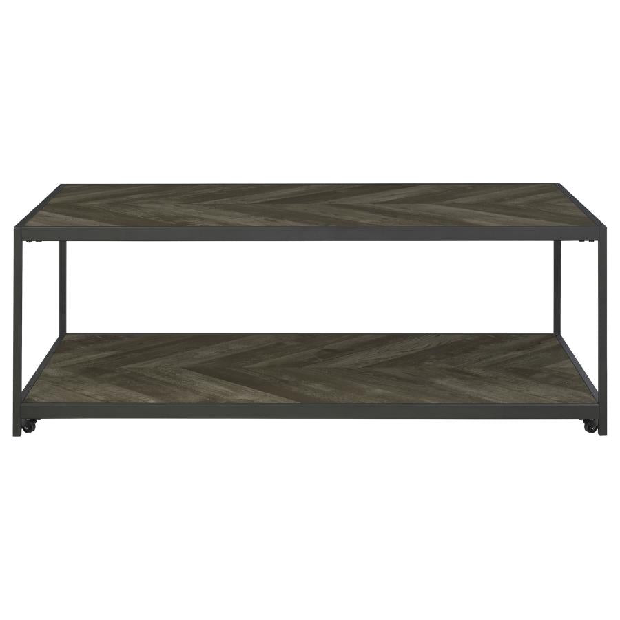 Beckley Grey Coffee Table - furniture place usa