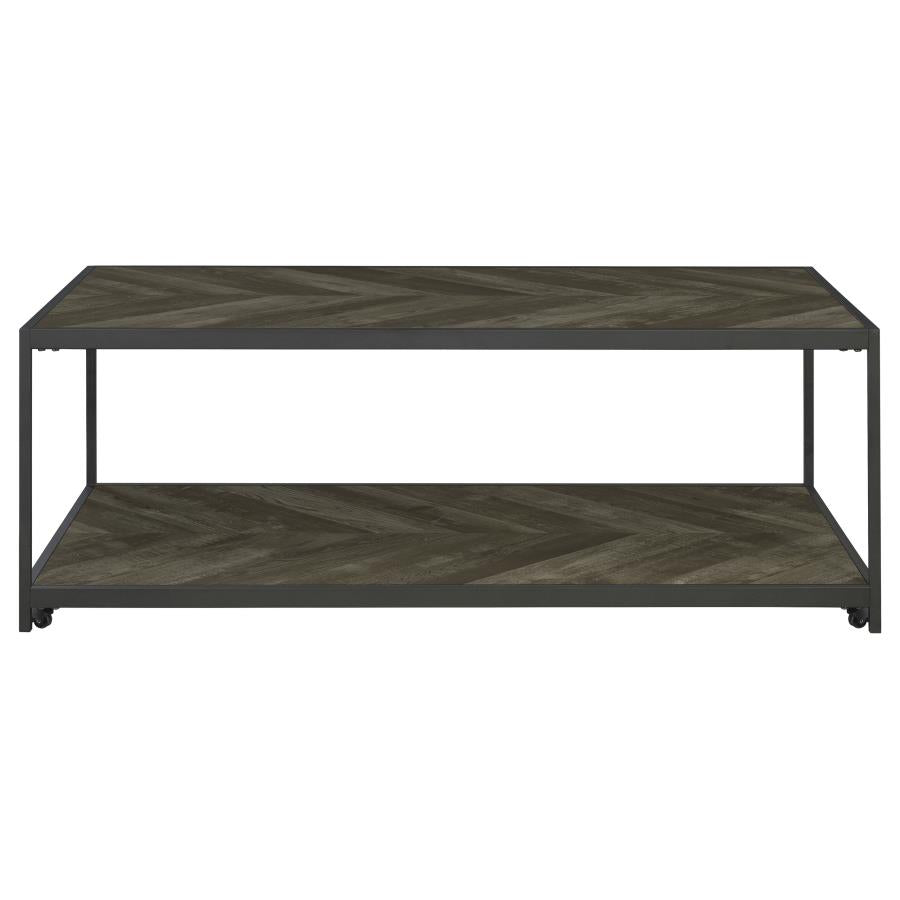 Beckley Grey Coffee Table - furniture place usa