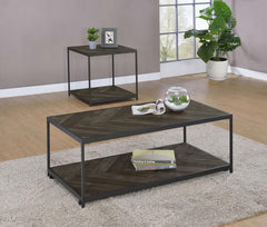 Beckley Grey Coffee Table - furniture place usa