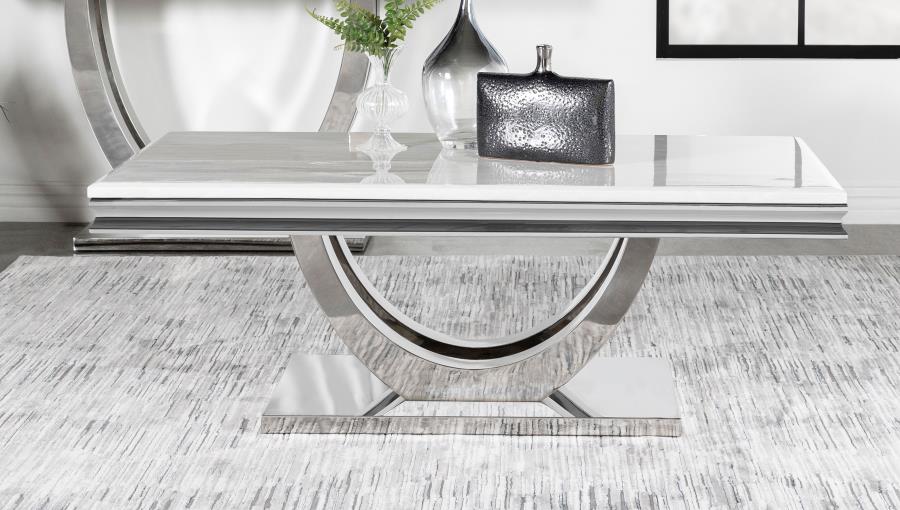 Kerwin White Coffee Table - furniture place usa