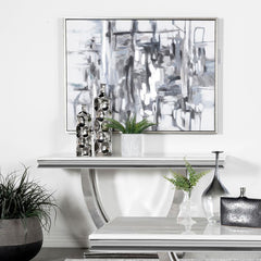 Kerwin White Sofa Table - furniture place usa