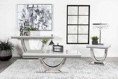 Kerwin White Sofa Table - furniture place usa