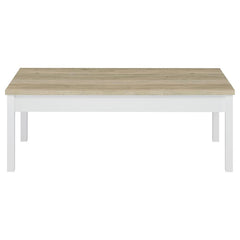 Stacie White 3 Pc Coffee Table Set - furniture place usa
