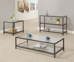 Trini Clear Coffee Table - furniture place usa