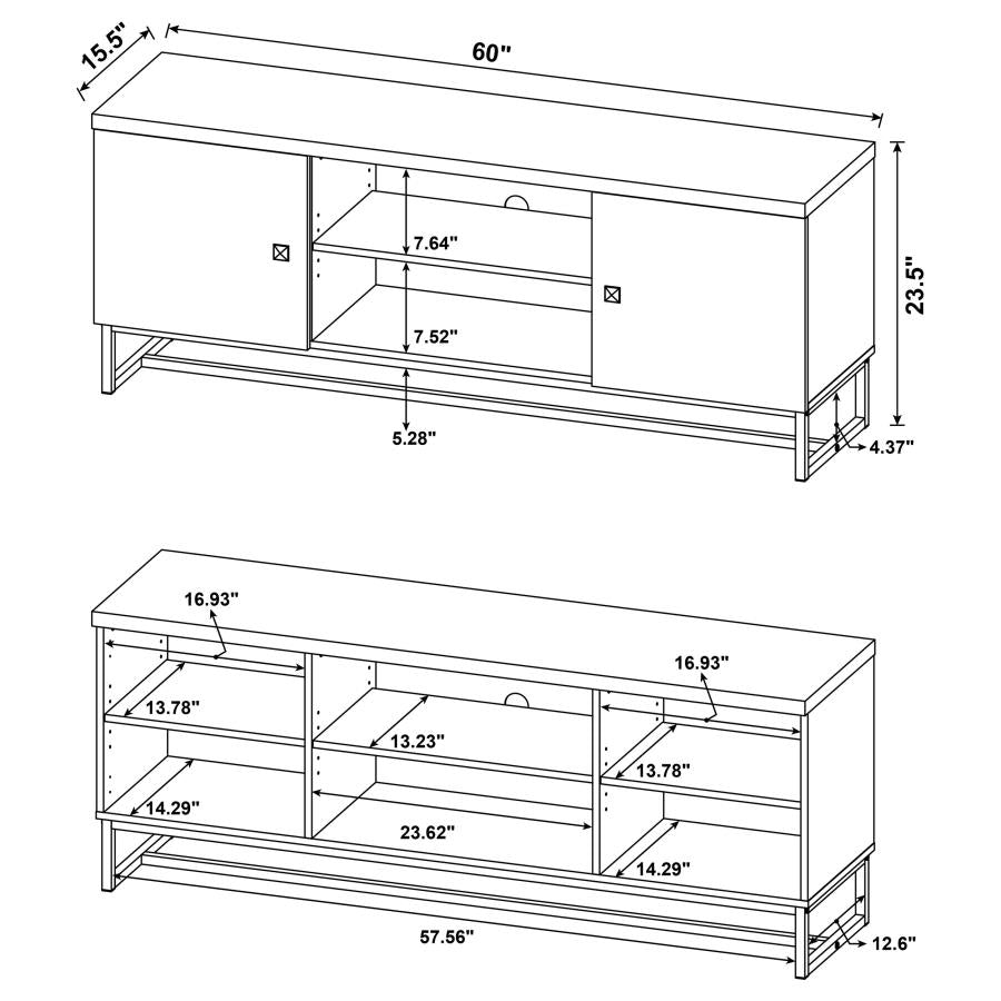 Myles Brown 60" Tv Stand - furniture place usa