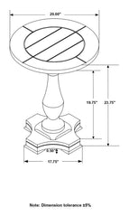 Morello Brown End Table - furniture place usa