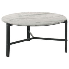 Tandi White Coffee Table - furniture place usa