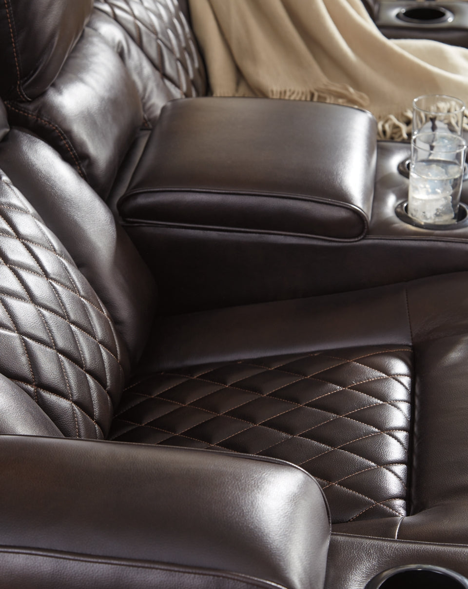 Warnerton Power Reclining Sofa - furniture place usa