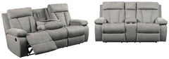 Mitchiner Reclining Sofa and Loveseat - furniture place usa