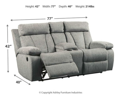 Mitchiner Reclining Sofa and Loveseat - furniture place usa