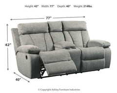 Mitchiner Reclining Sofa and Loveseat - furniture place usa