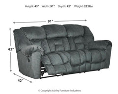 Capehorn Sofa, Loveseat and Recliner - furniture place usa