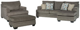 Dorsten Sofa Chaise, Chair, and Ottoman - furniture place usa
