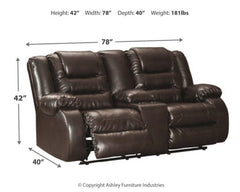 Vacherie Sofa, Loveseat and Recliner - furniture place usa