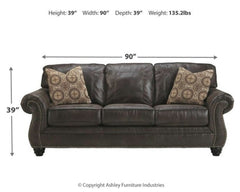 Breville Sofa and Loveseat - furniture place usa