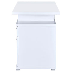 Irving White Computer Desk - furniture place usa