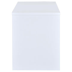 Irving White Computer Desk - furniture place usa
