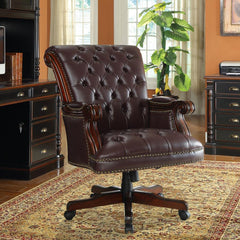Calloway Brown Office Chair - furniture place usa