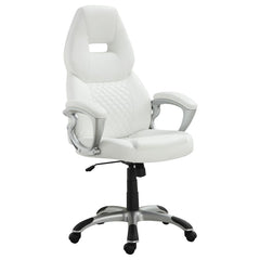 Bruce White Office Chair - furniture place usa