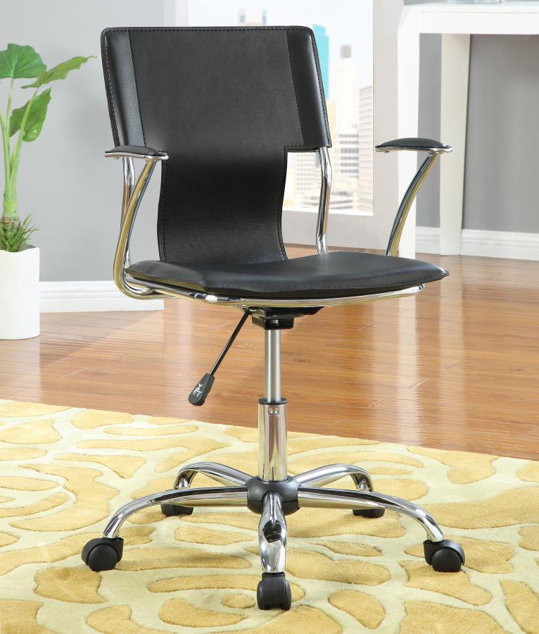 Himari Black Office Chair - furniture place usa