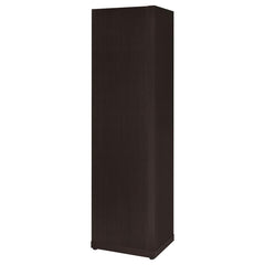 Pinckard Brown Corner Bookcase - furniture place usa