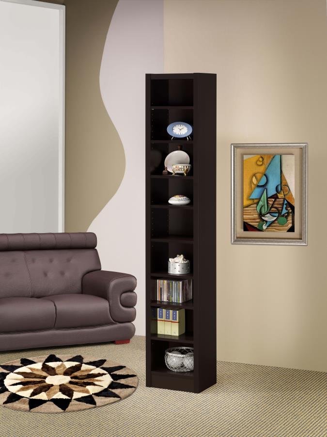 Eliam Brown Bookcase - furniture place usa